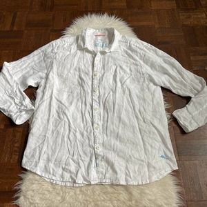 Tommy Bahama White Casual Button Down Shirt